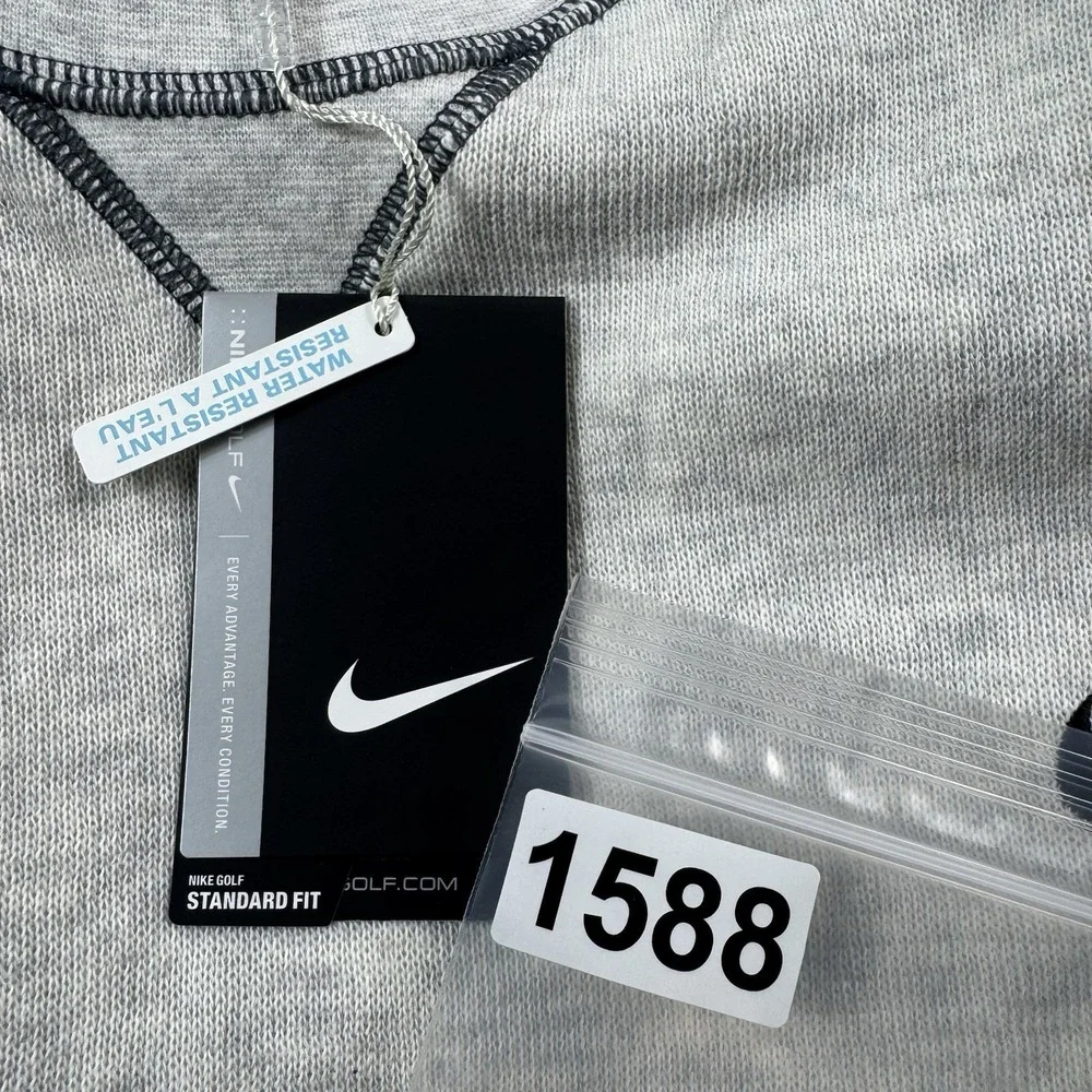 NWT 2015 Nike Golf Range Crewneck Sweatshirt Heather Birch Ivory Mens Size 2XL